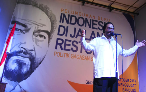 Buku Politik Gagasan Surya Paloh Diluncurkan